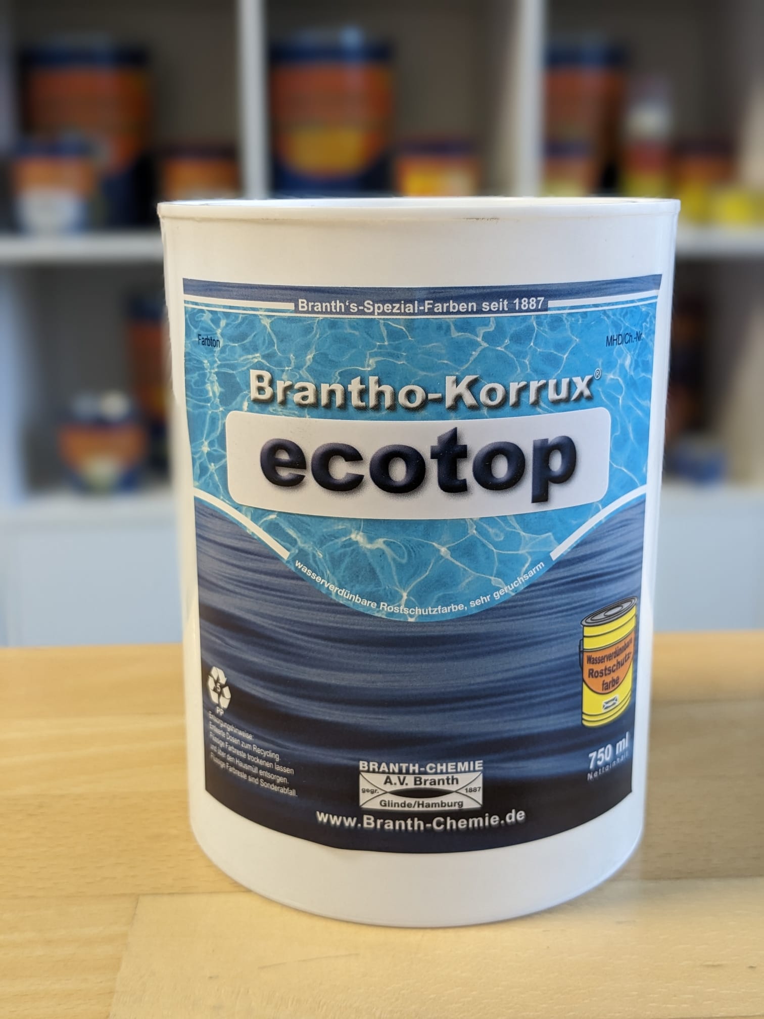 branth-chemie-brantho-korrux-ecotop-decklack-gl-nzend-wasserbasis image 1
