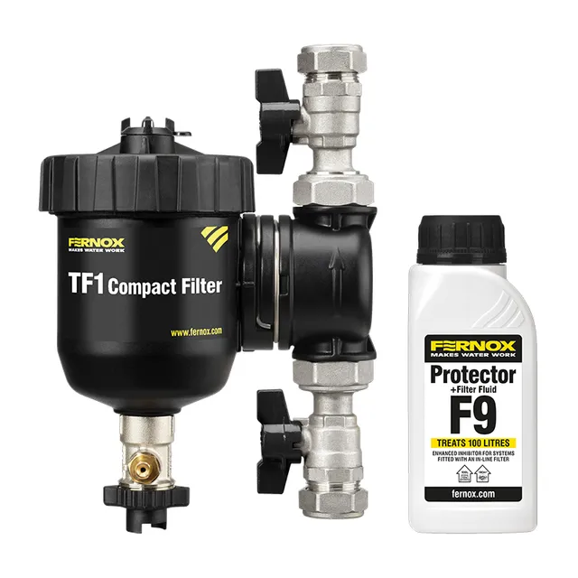 fernox-tf1-compact-filter-mit-protector-filter-fluid-f9-magnetischer-inline-syst image 1