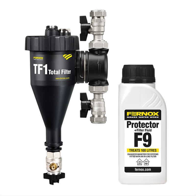 fernox-tf1-total-filter-mit-protector-f9-magnetfilter-22-28-mm image 1